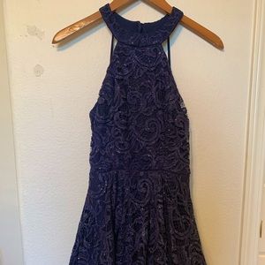 Navy blue party dress